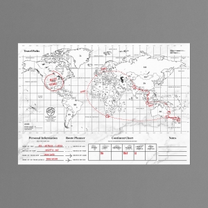 Harta razuibila Rose Gold [3]