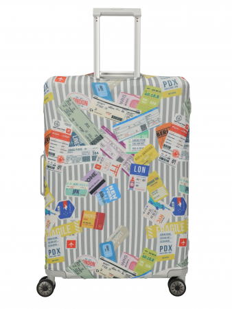 Husa protectie troler, Travelite, Albastru-Alb, L