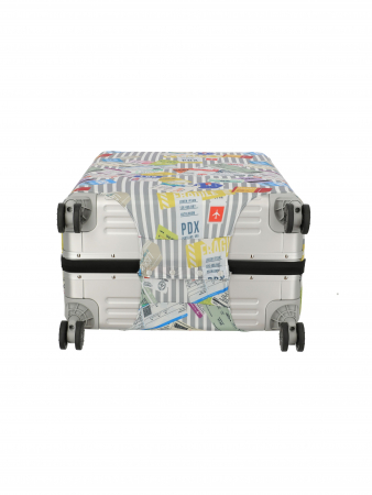Husa protectie troler, Travelite, Albastru-Alb, L [2]