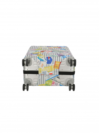 Husa protectie troler, Travelite, Albastru-Alb, M [2]