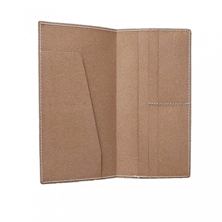 Plic port documente din piele - Crem [1]