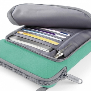 Geanta de umar/ crossbody- portofel pentru calatorii - Gri [3]