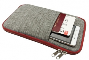 Portofel de calatorie Gri/Rosu [0]