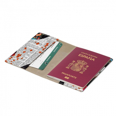Husa de pasaport FRIDA ROSE TYVEK® [1]