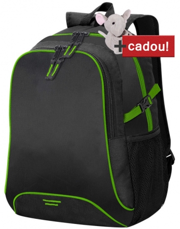 Rucsac Basic Negru/verde [1]