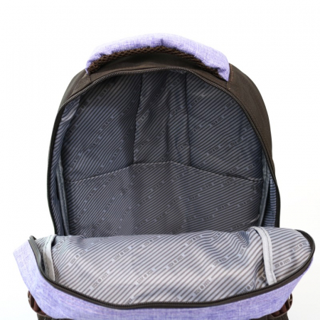Rucsac Lamonza Lava Gri cu mov, 47X30X19 cm [5]