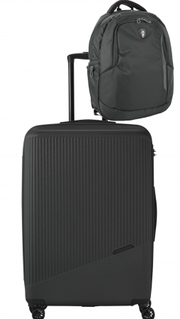 Set produse - Set Troler de cala mare(M) Travelite Bali,Gri + Rucsac TechPac Heys,Gri