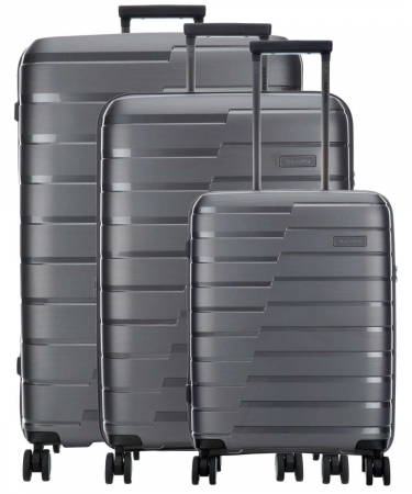 Trolere de cală mari - SET Trolere Travelite AIR BASE 4 roti duble S, M, L