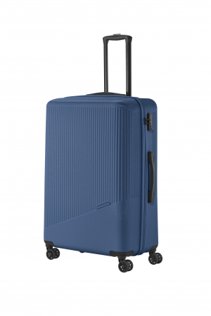 Trolere de cală mari - Troler de cala mare(L) Travelite Bali, 4 roti, alb/maro