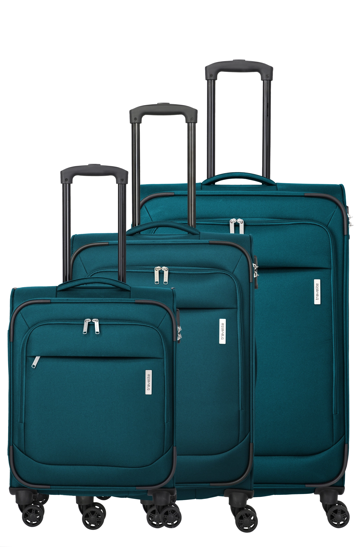SET Trolere - Set trolere Travelite Priego S,M,L Petrol