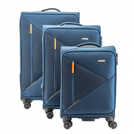 Troler de cala mare Kai 79x48x31 cm, 3.4 kg, expandabil 30%, albastru [6]