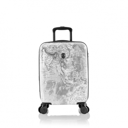Bagaje - Troler de cabina(S) ext. Heys Journey 3G Fashion Spinner 53cm x 38cm x 23cm, Alb/Negru