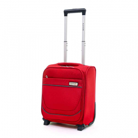 Bagaje mici(ex.40x30x20) - Troler de cabina(XS) ELLA ICON PETRA TEXTIL ROSU 40X30X20 CM