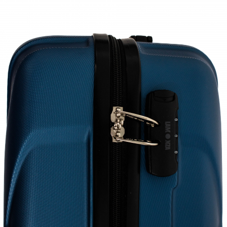 Troler de cabina(S) Lamonza Malibu 55x36x23 cm 2.6 kg, albastru InBagaj [6]