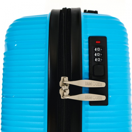 Troler de cabina(S) Lamonza Reno 55x34x21cm, albastru InBagaj [6]