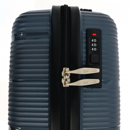 Troler de cabina(S) Lamonza Reno 55x34x21cm, gri InBagaj [8]