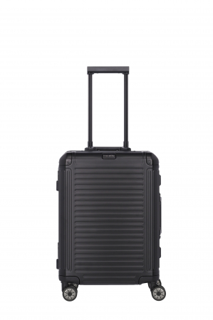 Business Travel - Troler de cabina(S) Travelite NEXT 55x39x22 cm, Aluminiu, Negru