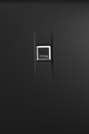 Troler de cabina - TITAN XENON 4 roti 55 cm (S) - Albastru/USB [20]