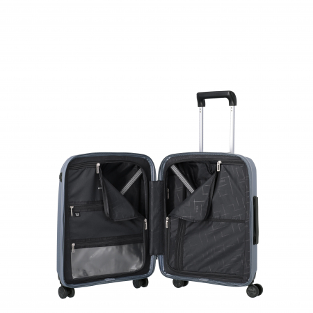 Troler de cabina - TITAN XENON 4 roti 55 cm (S) - Albastru/USB [4]