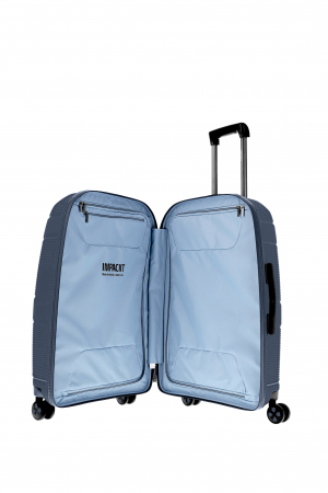 Troler de cala mediu(M) Travelite Impackt, 4 roti, 67x45x28 cm, inbagaj [2]
