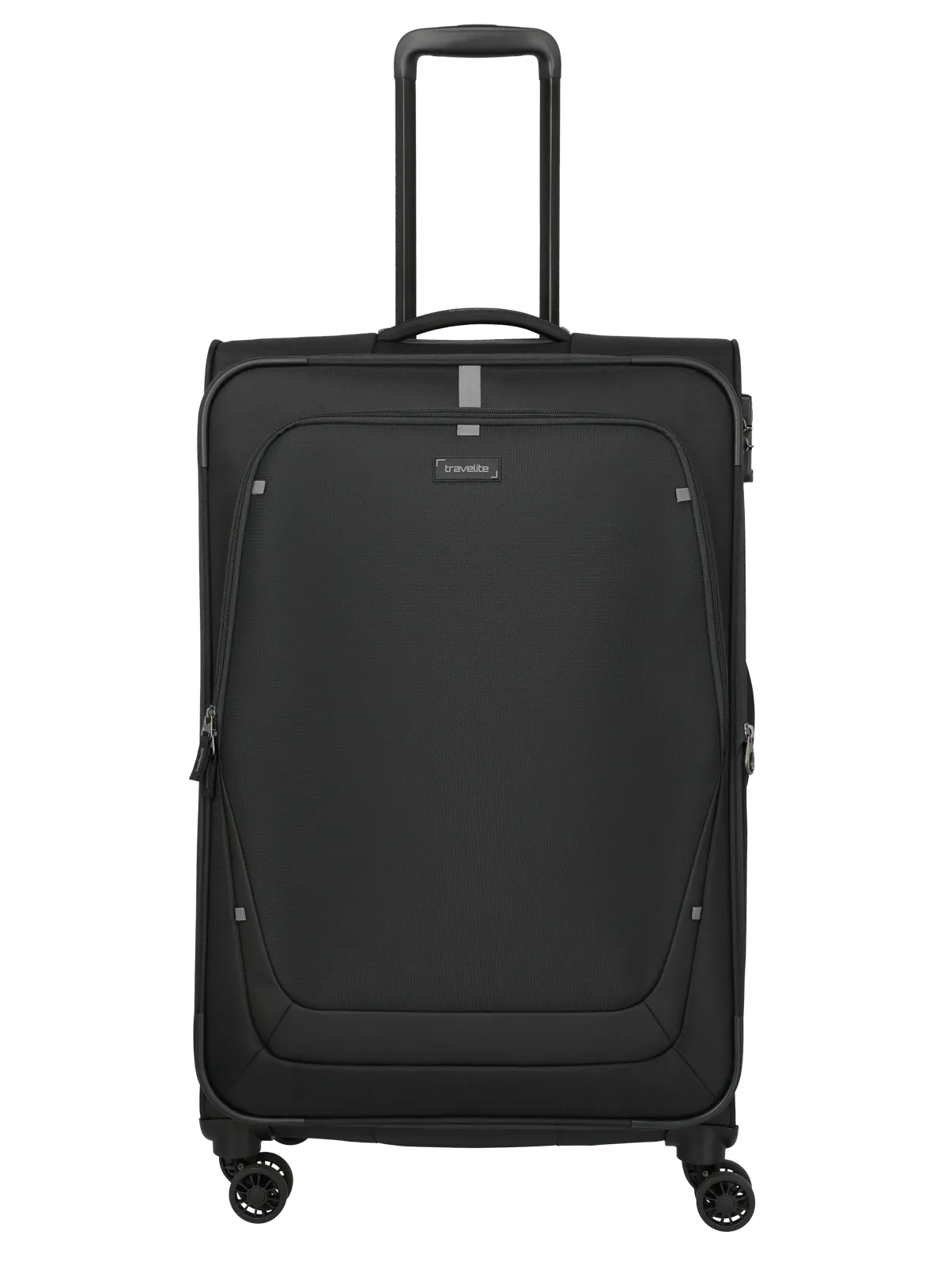 Trolere de cală mari - Troler de cala mare(L) Travelite Umbria cu pliuri extensibile,Negru