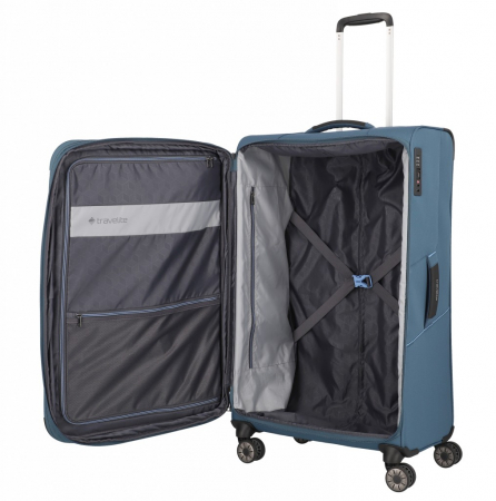 Troler de cala mare Travelite Capri 4 roti,  76 x 46 x 30 cm [21]