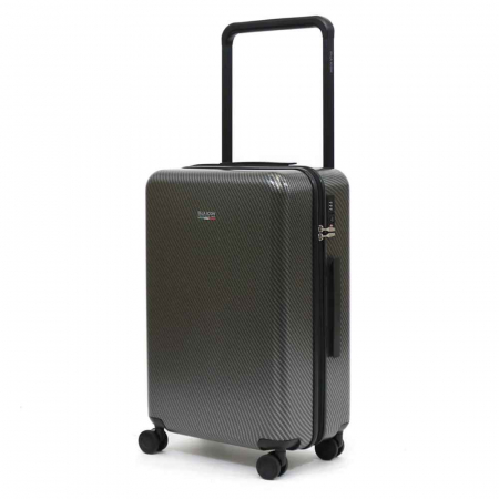 Bagaje Premium - Troler de cala mediu(M) ELLA ICON SHINE NEGRU 68X46X26CM InBagaj