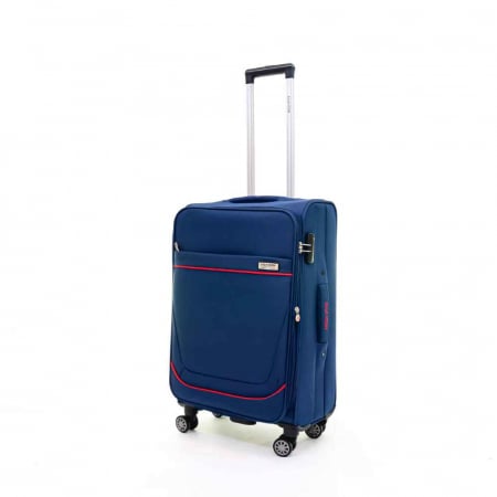 Trolere de cală medii - Troler de cala mediu(M) ELLA ICON PETRA TEXTIL ROSU 69X41X28 CM