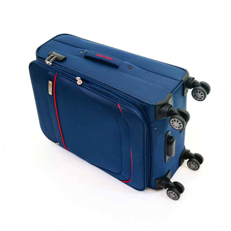 Troler de cala mediu(M) ELLA ICON PETRA TEXTIL ROSU 69X41X28 CM [6]