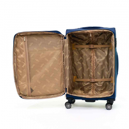 Troler de cala mediu(M) ELLA ICON PETRA TEXTIL ROSU 69X41X28 CM [7]