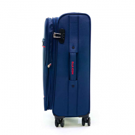 Troler de cala mediu(M) ELLA ICON PETRA TEXTIL ROSU 69X41X28 CM [5]