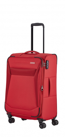 Business Travel - Troler de cala mediu(M) extensibil Travelite CHIOS 67 x 42 x 27 - 31 cm, Rosu
