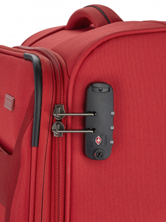 Troler de cala mediu(M) extensibil Travelite CHIOS 67 x 42 x 27 - 31 cm, Rosu [9]