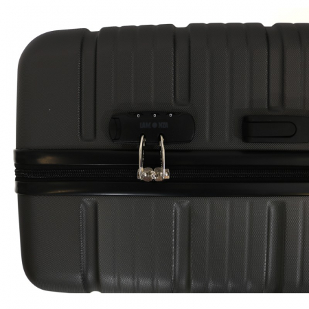 Troler de cala mediu (M) Lamonza Altima 65x42x26 cm, negru InBagaj [8]
