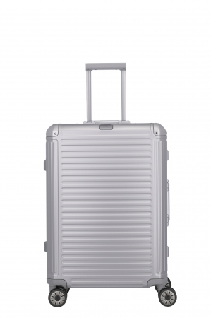 Bagaje - Troler de cala mediu(M) Travelite NEXT 67x47x26 cm, Aluminiu, Negru