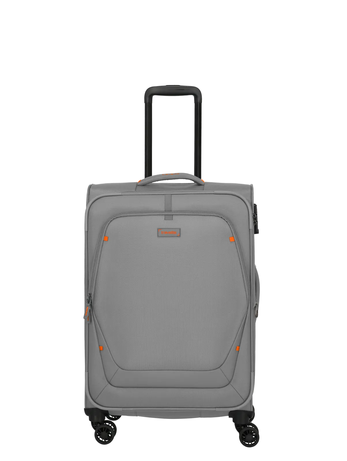 Trolere de cală medii - Troler de cala mediu(M) Travelite Umbria cu pliuri extensibile,Gri