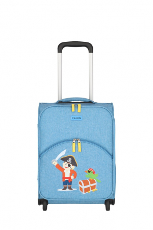 Bagaje - Troler de copii travelite YOUNGSTER Piratul, 2 roti, roz, 31 x 44 x 18 cm