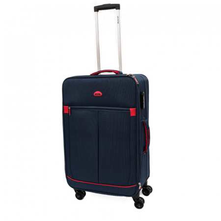 Trolere de cală mari - Troler Dortmund 77x44x24 cm, 3.06 kg, expandabil 30%, albastru