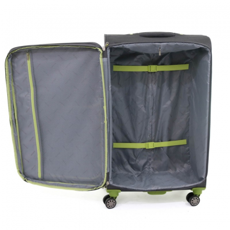 Troler Lamonza Superlight 78 cm, Gri, 4 roti [6]