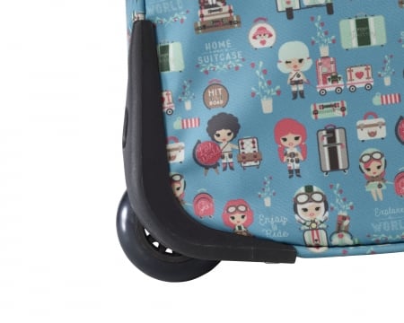 Troler LIL'LEDY 2 roti duble -  40 cm - inbagaj [4]