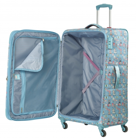 Troler LIL'LEDY 4 roti duble  L- 76 cm - inbagaj [2]