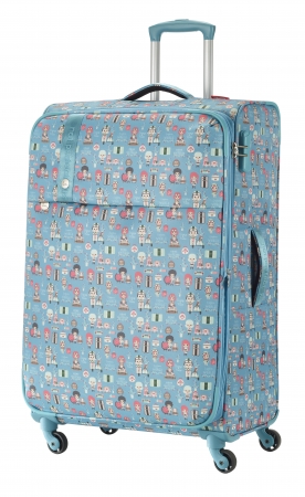 Troler LIL'LEDY 4 roti duble  L- 76 cm - inbagaj [5]