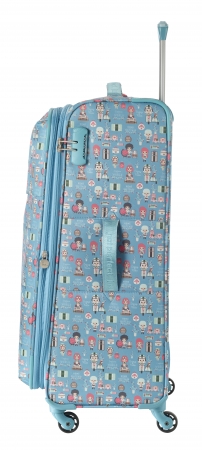 Troler LIL'LEDY 4 roti duble  L- 76 cm - inbagaj [3]