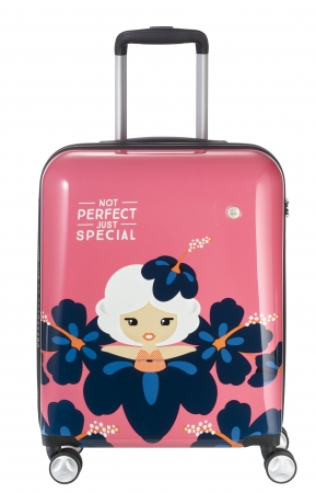 Troler LIL'LEDY 4 roti duble  S- 54 cm - inbagaj [0]