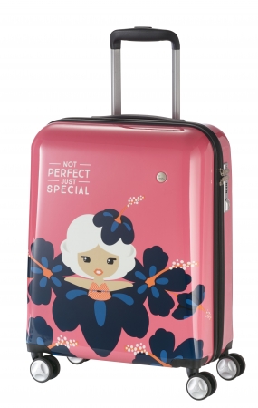 Troler LIL'LEDY 4 roti duble  S- 54 cm - inbagaj [1]