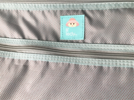 Troler LIL'LEDY 4 roti duble  S- 54 cm, turquoise -inbagaj [7]