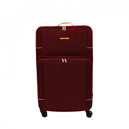 Bagaje - Troler Lime 80x46x28, 3.4 kg, expandabil 30%, rosu / galben