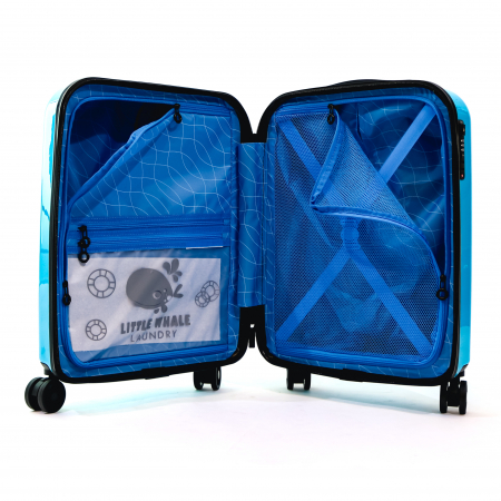 Troler pentru copii Ella Icon Balena Albastra - Albastru 55X40X24 CM [3]