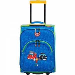 Bagaje pentru copii - Troler Travelite 2 roti textil Eroii Orasului S