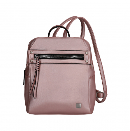 Rucsac de dama TITAN SPOTLIGHT ZIP roz metalic [1]
